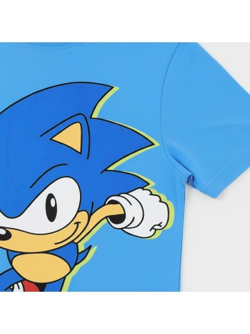 Pokémon Sonic the Hedgehog Jungen T-Shirt in blau