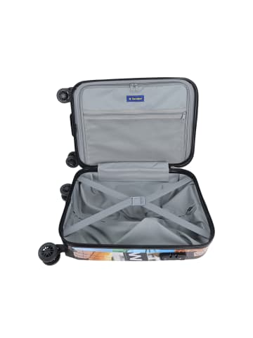 Saxoline Blue Boardcase New York City in multicoloured