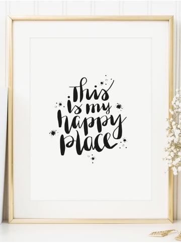 Tales by Jen Poster / Kunstdruck "This is my happy place" I Ohne Rahmen
