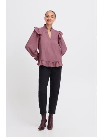 b. young Kurzarm-Bluse BYJULIANA Regular fit in Dusky Orchid