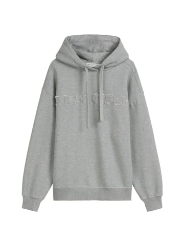 Marc O'Polo Logo-Hoodie relaxed in Light Grey Melange