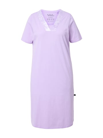 Ulla Popken Nachthemd in zartes lavendel