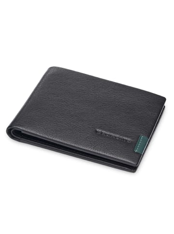 Roncato Monaco Geldbörse RFID Schutz Leder 11 cm in nero