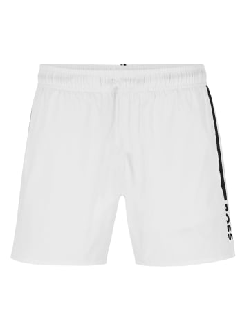 BOSS Badeshorts Dolphin in Weiß