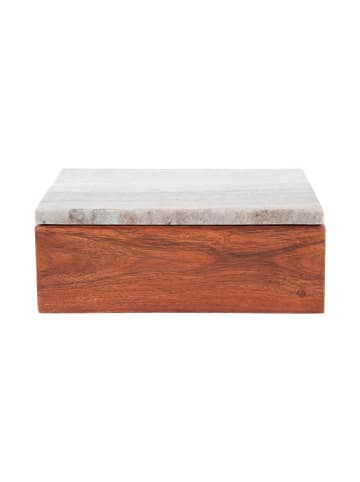 Present Time Wohnaccessoires Storage Box Acacia Large - Braun - 20x15x7.5cm