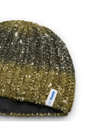 Eisbär Strickmütze aus Bio-Baumwolle für Damen in oliv