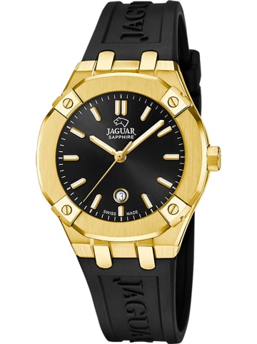Jaguar Uhr in Schwarz