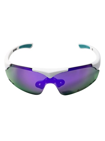 YEAZ SUNUP Set Magnet-Sport-Sonnenbrille in mattweiß