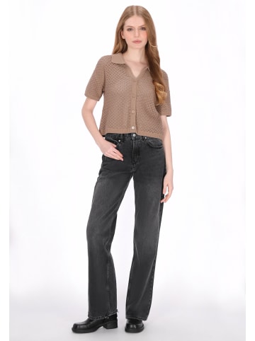 DreiMaster Women Cardigan in taupe