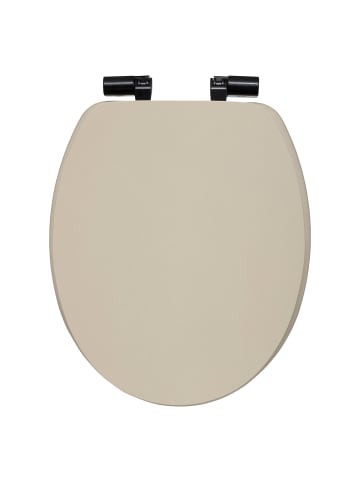 5five Simply Smart Leise fallender WC-Sitz ONYX in Beige, 37,5 x 49,9 x 5,2 cm