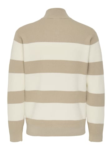 Only&Sons Freizeit Pullover ONSPHIL Polo Strick Sweater in Braun