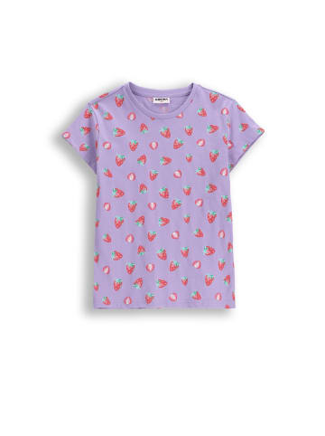 MOKIDA Baumwoll-t-shirt mit kurzen Ärmeln in violett