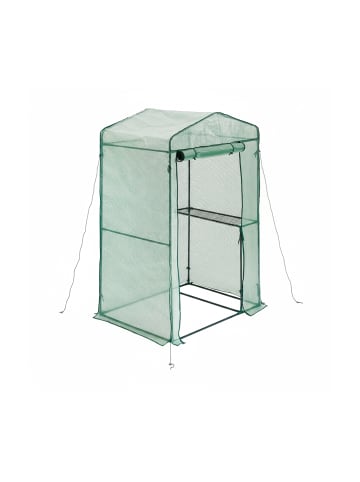relaxdays Foliengewächshaus in Grün - (B)125 x (H)185 x (T)95 cm