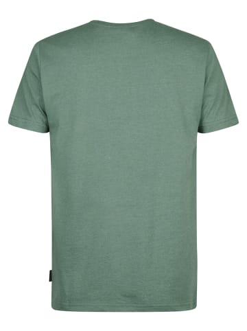 Petrol Industries Logo-T-Shirt Cosmos in Grün