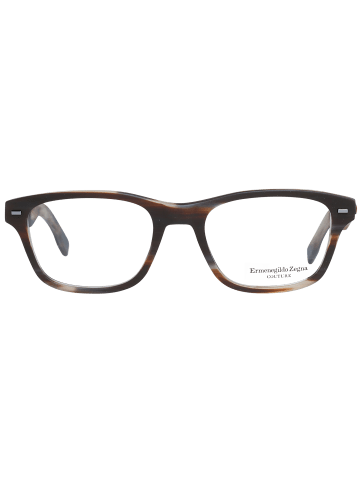 Ermenegildo Zegna Männer Optische Fassungen Trapezförmig Braun