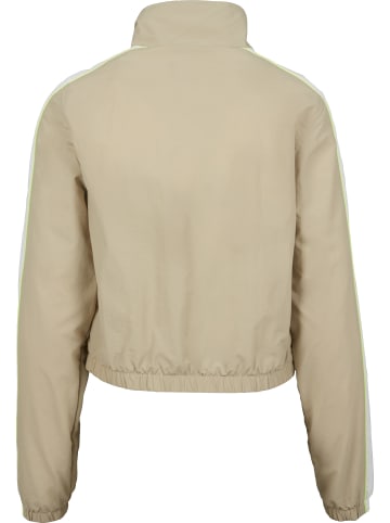 Urban Classics Track Jackets in concrete/electriclime