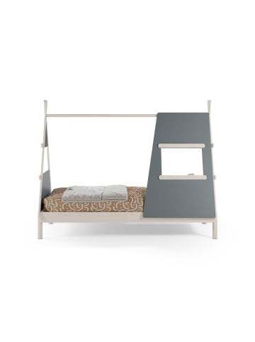 CALICOSY Bett DAPHNÉ in Grün - (W) 219,4 x (H) 159,3 x (L) 104.6 cm