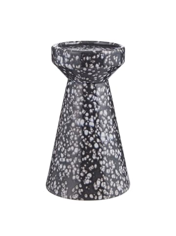 Butlers Stumpenkerzenhalter SPECKLE in Schwarz
