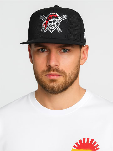 NEW ERA 9FIFTY Cap mit gesticktem Pirates-Logo in Schwarz