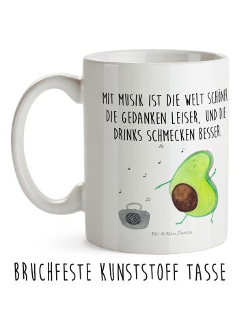 Mr. & Mrs. Panda Tasse Avocado Tanzen mit Spruch in Weiß