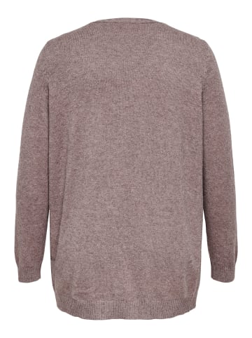 ONLY Carmakoma Strickjacke in Rose Brown 1