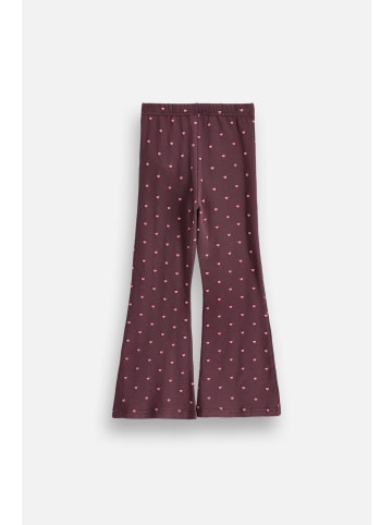 Coccodrillo Leggings mit langem Bein in dunkelrot