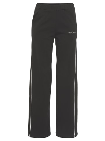 LASCANA Loungehose in schwarz