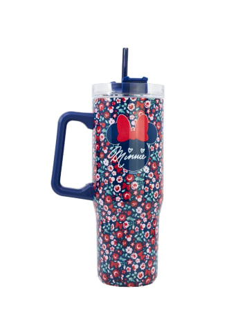 Disney Minnie Mouse Trinkflasche Trinkbecher 940ml, mit Strohhalm