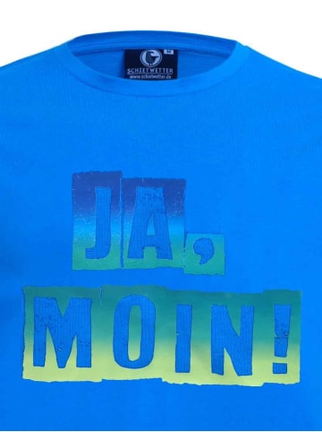 SCHIETWETTER "Ja Moin", 100% Baumwolle in azuro-rainbow