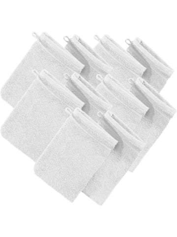 Erwin Müller Frottier Waschhandschuh 10er-Pack Heidelberg in weiß
