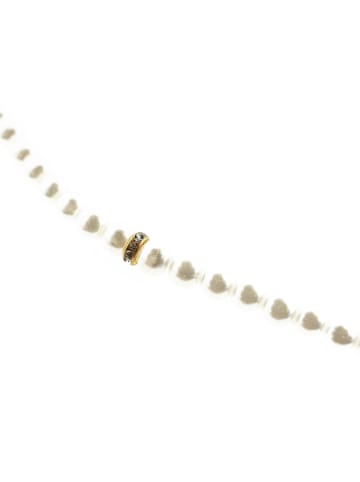 Almina Gebetsketten 45 cm 99 Perlen mit Fransen in Weiß