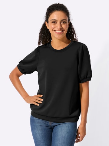 WITT WEIDEN Kurzarm-Shirt in schwarz