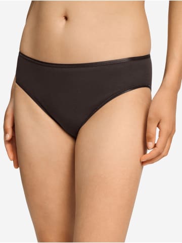 Hanro Midislip Cotton Seamless in dark mocha