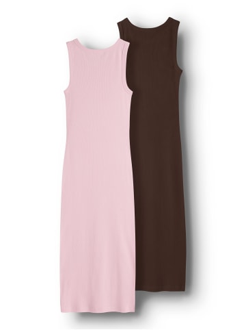 TWO SOON Kleid in Parfait Pink
