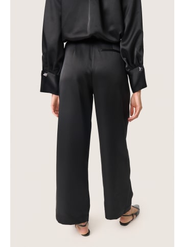 Soaked in Luxury Pants Suiting SLLiva Gerade Passform in Black
