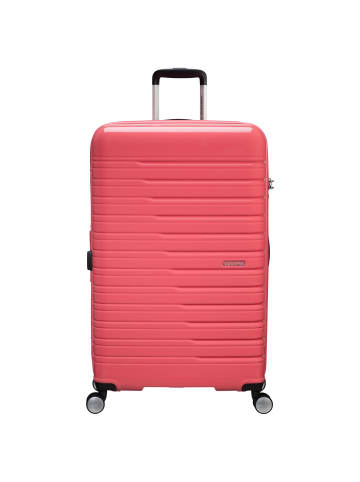 American Tourister Flashline Pop - 4-Rollen Trolley L 78 cm erw. in coral pink