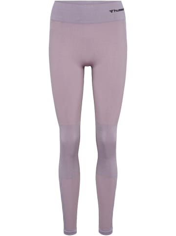 Hummel Hummel Leggings Hmlclea Yoga Damen Dehnbarem Atmungsaktiv Schnelltrocknend Nahtlosen in NIRVANA MELANGE