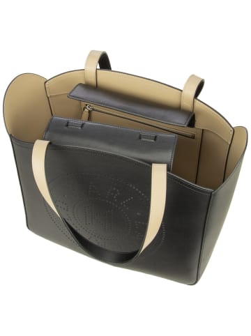 Karl Lagerfeld Shopper K/Circle MD Perforated in Black