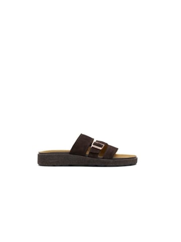 Blundstone Sandale "2696 Deepest Brown Suede (Aerocork Sandal)" in Braun