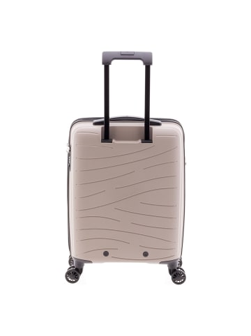 Gladiator 1700 4 Rollen Kabinentrolley 55 cm mit Dehnfalte beige