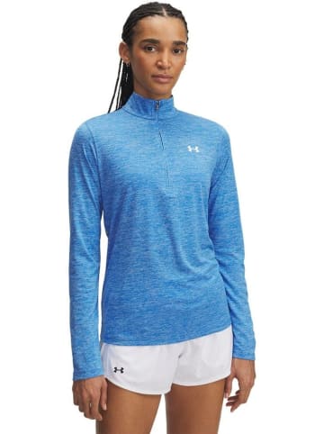 Under Armour Longsleeve "Tech 1/2 Zip-Twist" in Blau