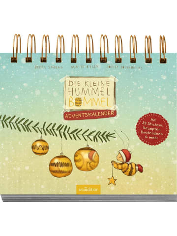 ars edition Die kleine Hummel Bommel - Adventskalender | Mit 24 Stickern, Rezepten,...