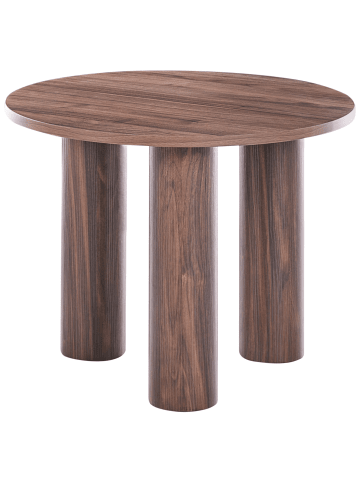 Beliani Couchtisch SENOIA in Braun - (W) 60 x (H) 46 x (L) 60 cm