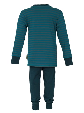 Band of Rascals Pyjama " Basic Striped " in dark-petrol-petrol