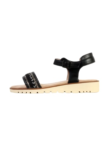 Divine Factory Sandalen mit Riemchen Schwarz