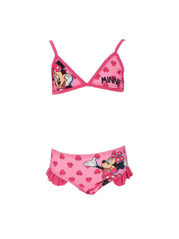 Disney Minnie Mouse Minnie Mouse Bikini Badeanzug für Mädchen Farbenfroher Schwimmkleidung in Pink