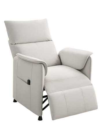 HOMCOM Elektrischer Relaxsessel-83L x 80B x 104H cm-Cremeweiß