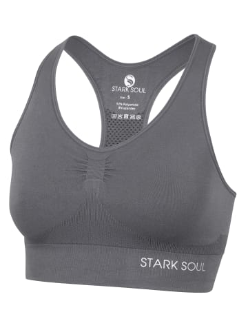 Stark Soul® Seamless Light Sports Bra - Sport BH in grau