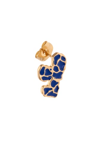 myMo Women Stud Earrings in Rose Gold Blue