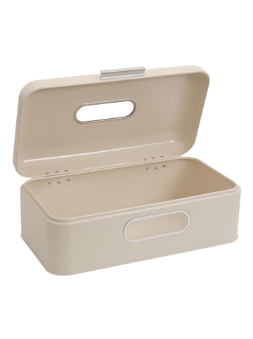 Echtwerk Metall Brotkasten "Retro" 17 l in Creme